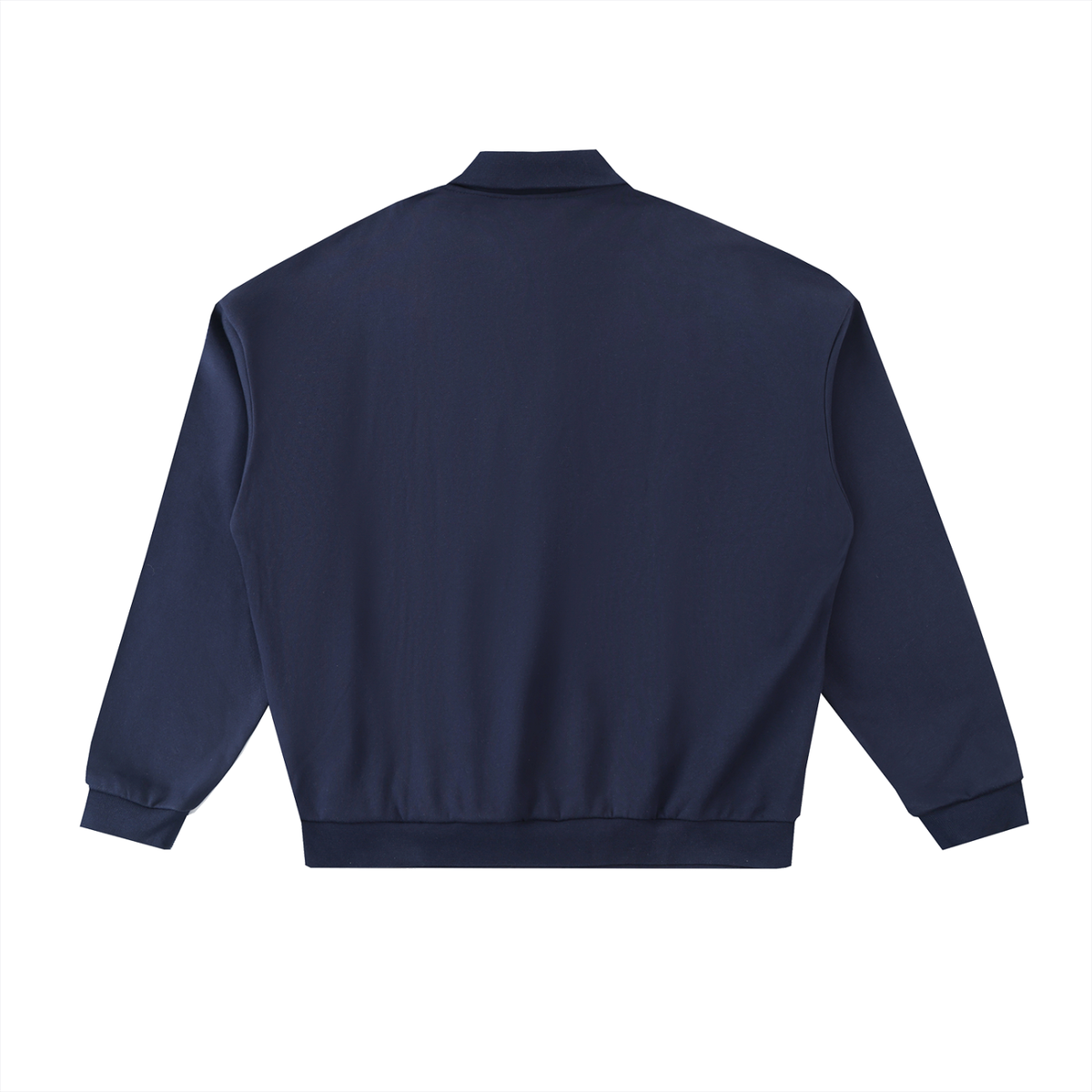 Men's Heavyweight Fleece Polo Sweatshirt