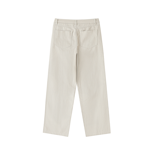 Men's Heavyweight Cotton Straight-Leg Pants