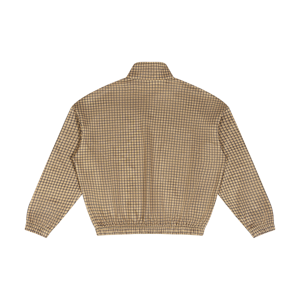 Plaid Quarter-Zip Sweatshirt