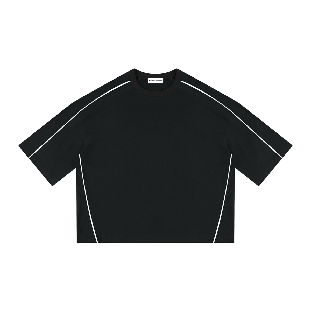 Heavyweight Boxy Piping T-Shirt