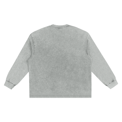 Snow Washed Frayed Edge Shirt