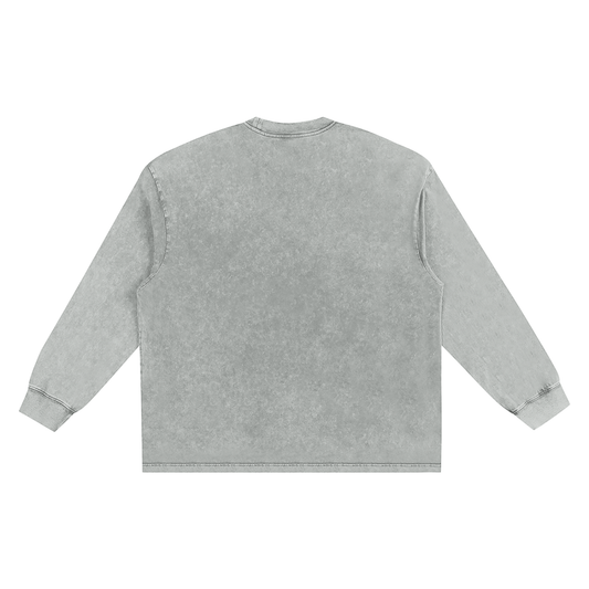 Snow Washed Frayed Edge Shirt