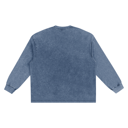 Snow Washed Frayed Edge Shirt