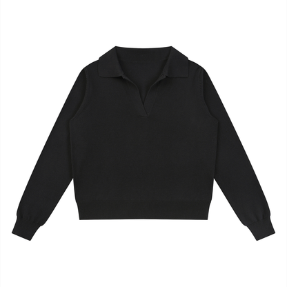 Women’s Collared Pullover Knit Sweater
