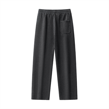 Frayed Washed Fleece Sweatpants