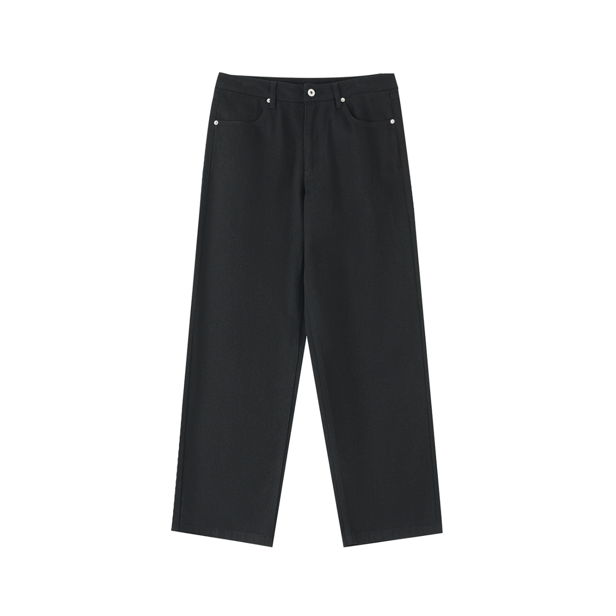 Men's Heavyweight Cotton Straight-Leg Pants