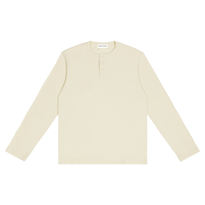 Men's Long Sleeve Henley Shirt