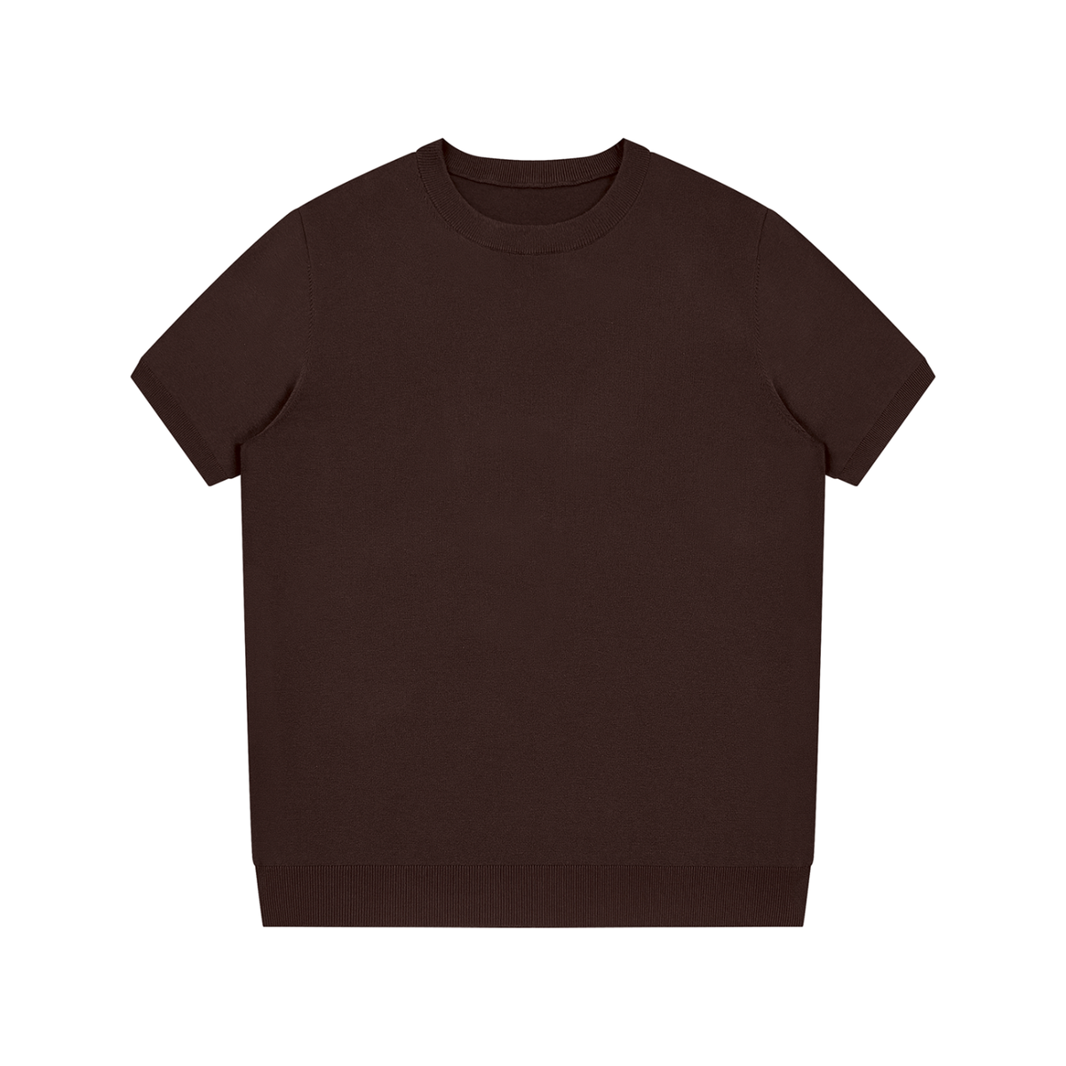 Crewneck Knit T-Shirt