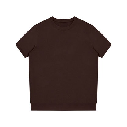 Crewneck Knit T-Shirt
