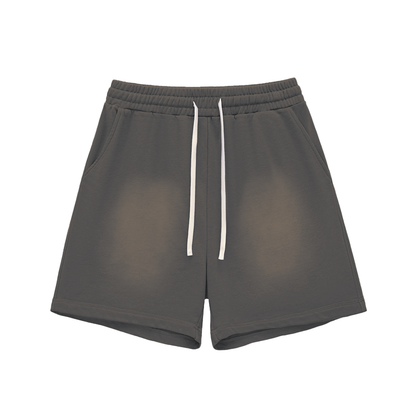 Sun Fade Raw Edge Shorts