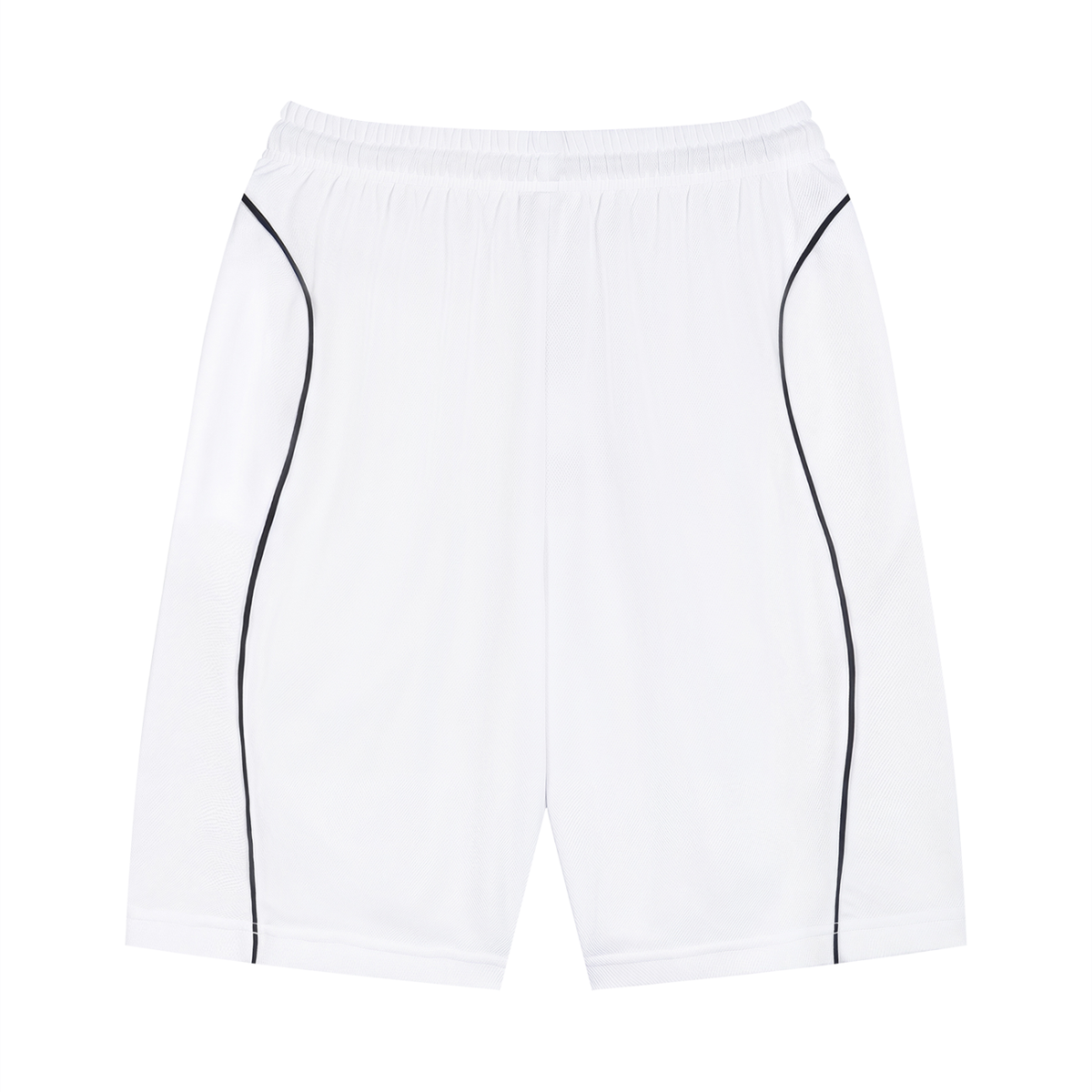 Piping Drawstring Shorts
