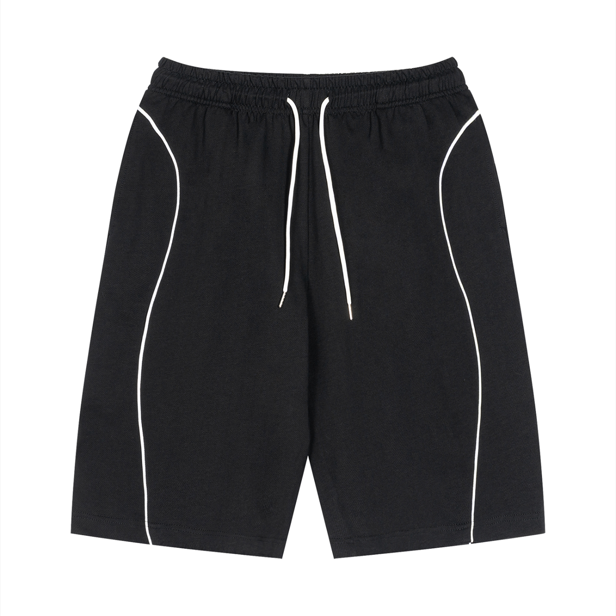 Piping Drawstring Shorts