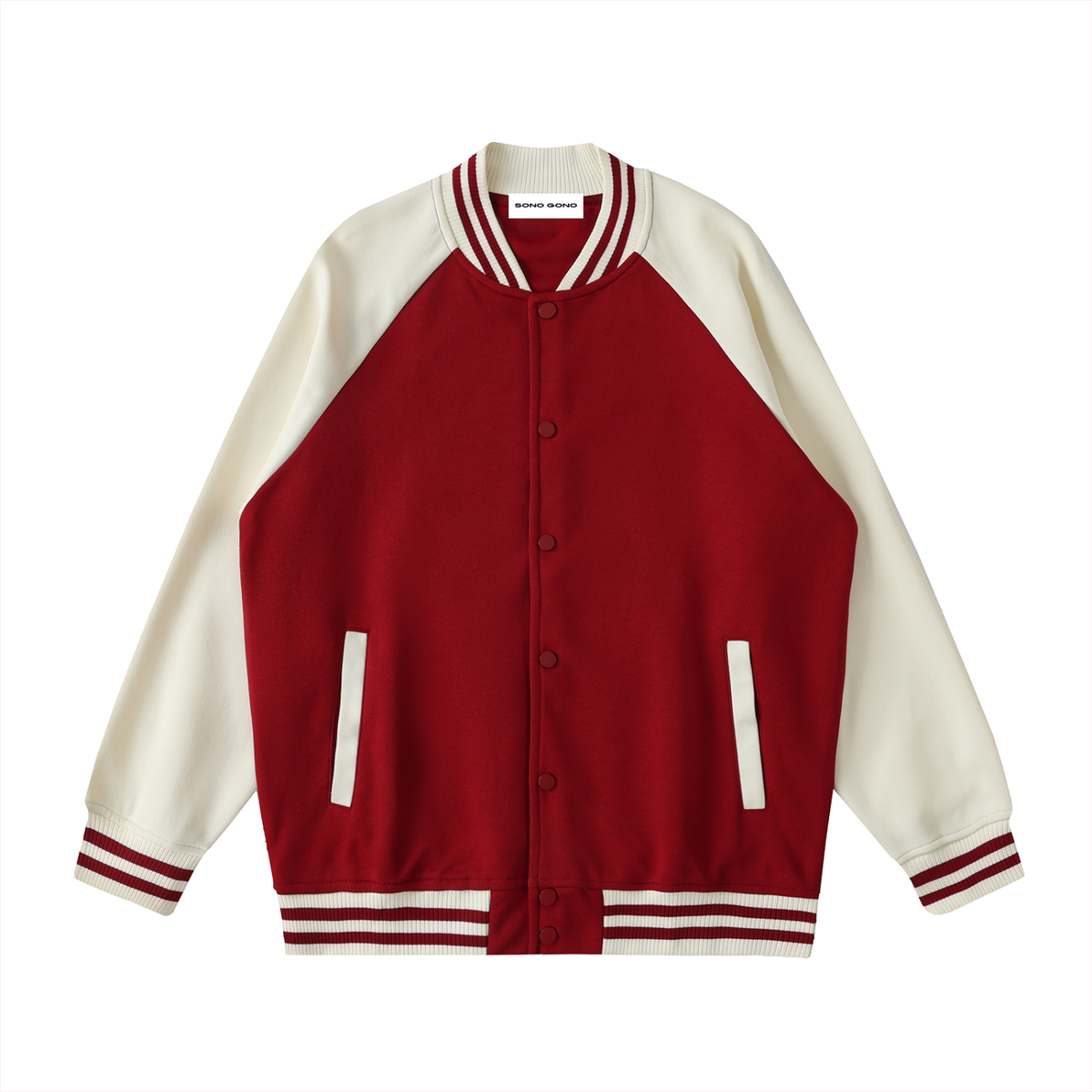 Raglan Sleeve Varsity Jacket