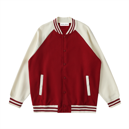 Raglan Sleeve Varsity Jacket