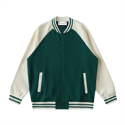Raglan Sleeve Varsity Jacket