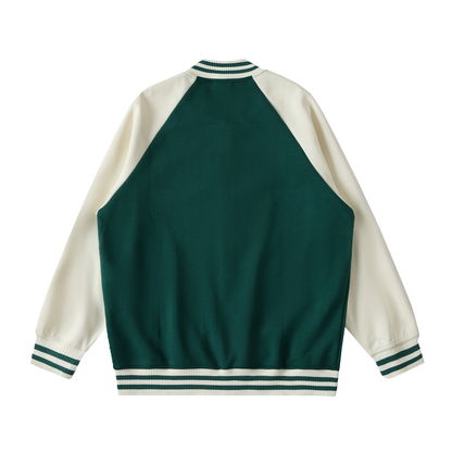 Raglan Sleeve Varsity Jacket