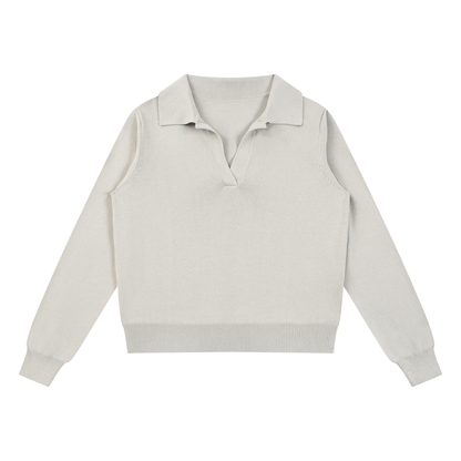 Women’s Collared Pullover Knit Sweater