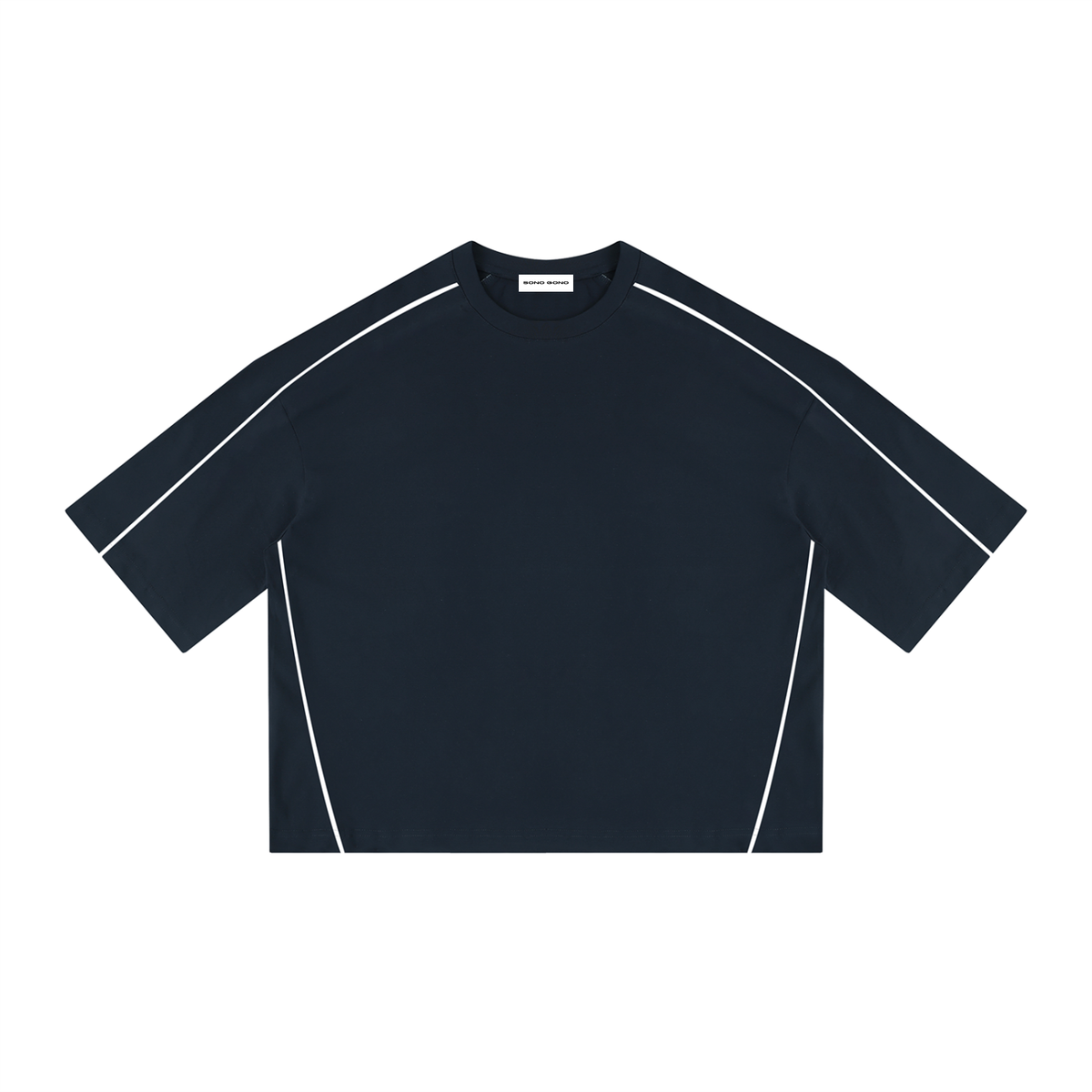 Heavyweight Boxy Piping T-Shirt
