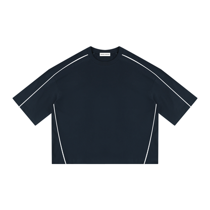 Heavyweight Boxy Piping T-Shirt