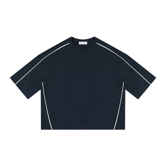 Heavyweight Boxy Piping T-Shirt