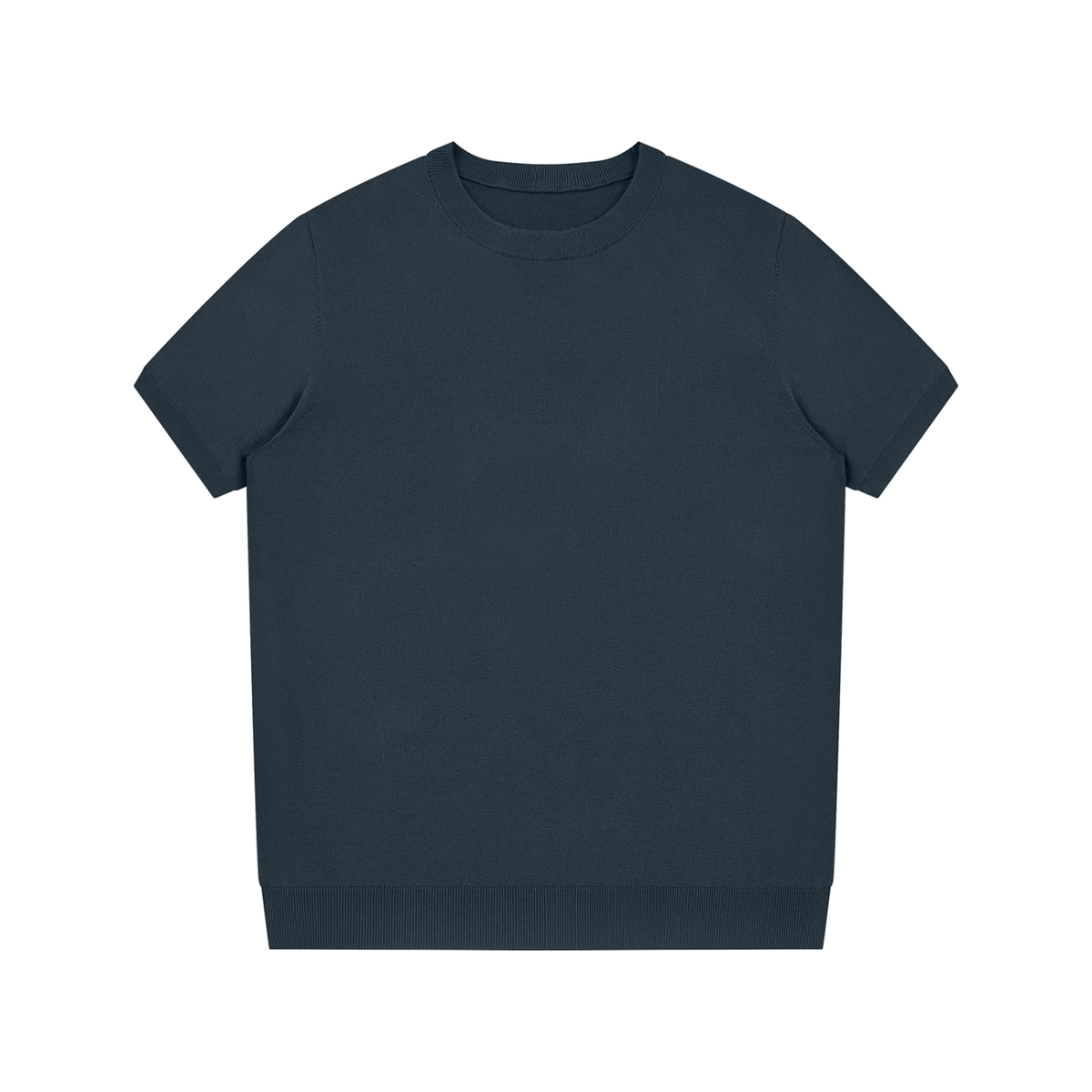 Crewneck Knit T-Shirt