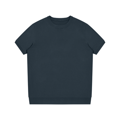 Crewneck Knit T-Shirt