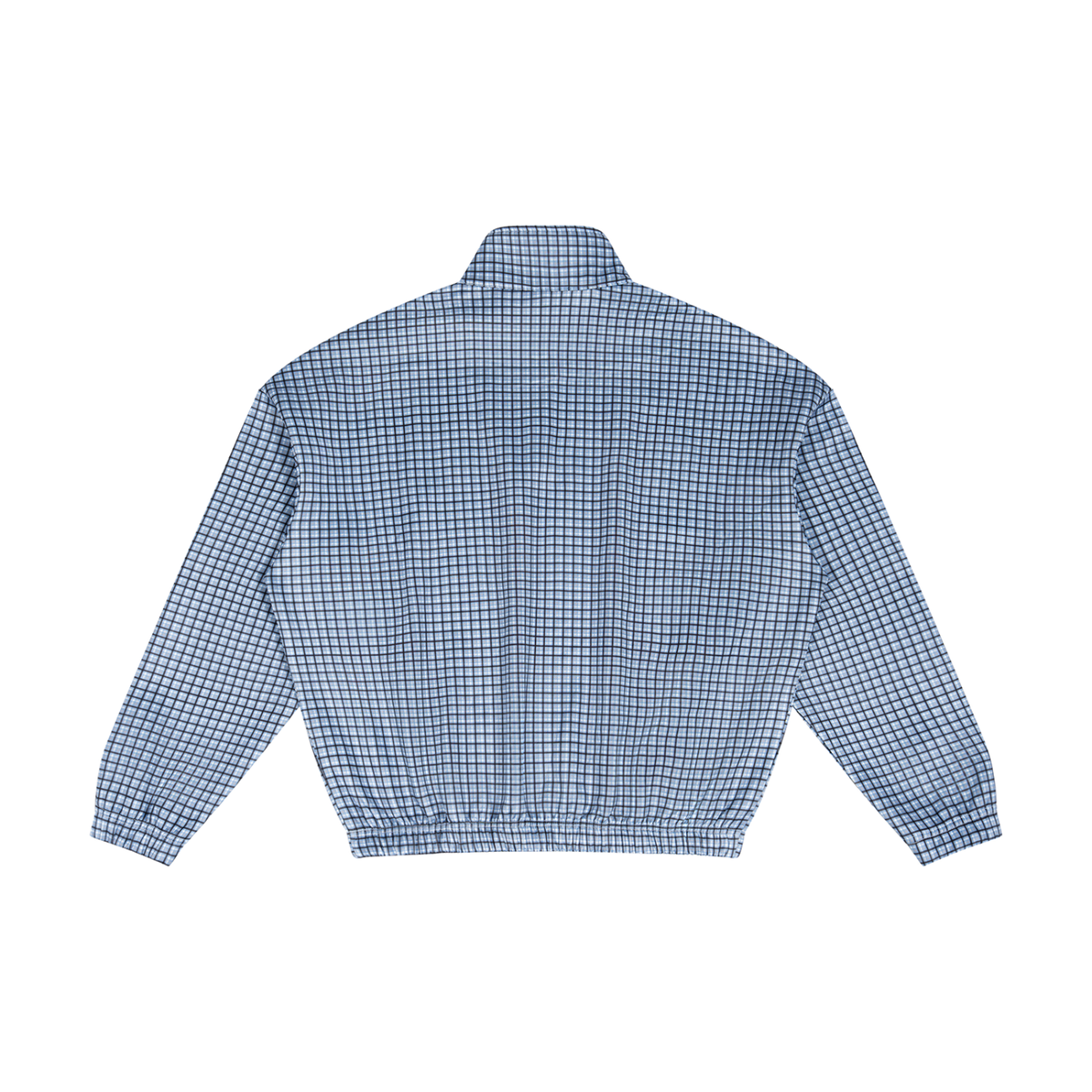 Plaid Quarter-Zip Sweatshirt