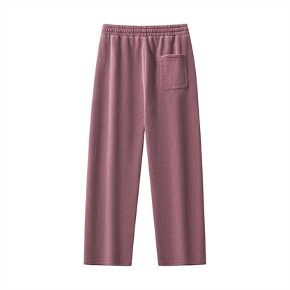 Frayed Washed Fleece Sweatpants
