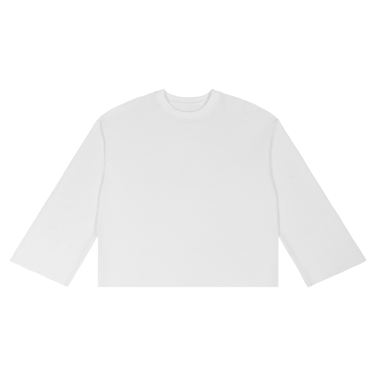 Waffle Raw Edge Shirt