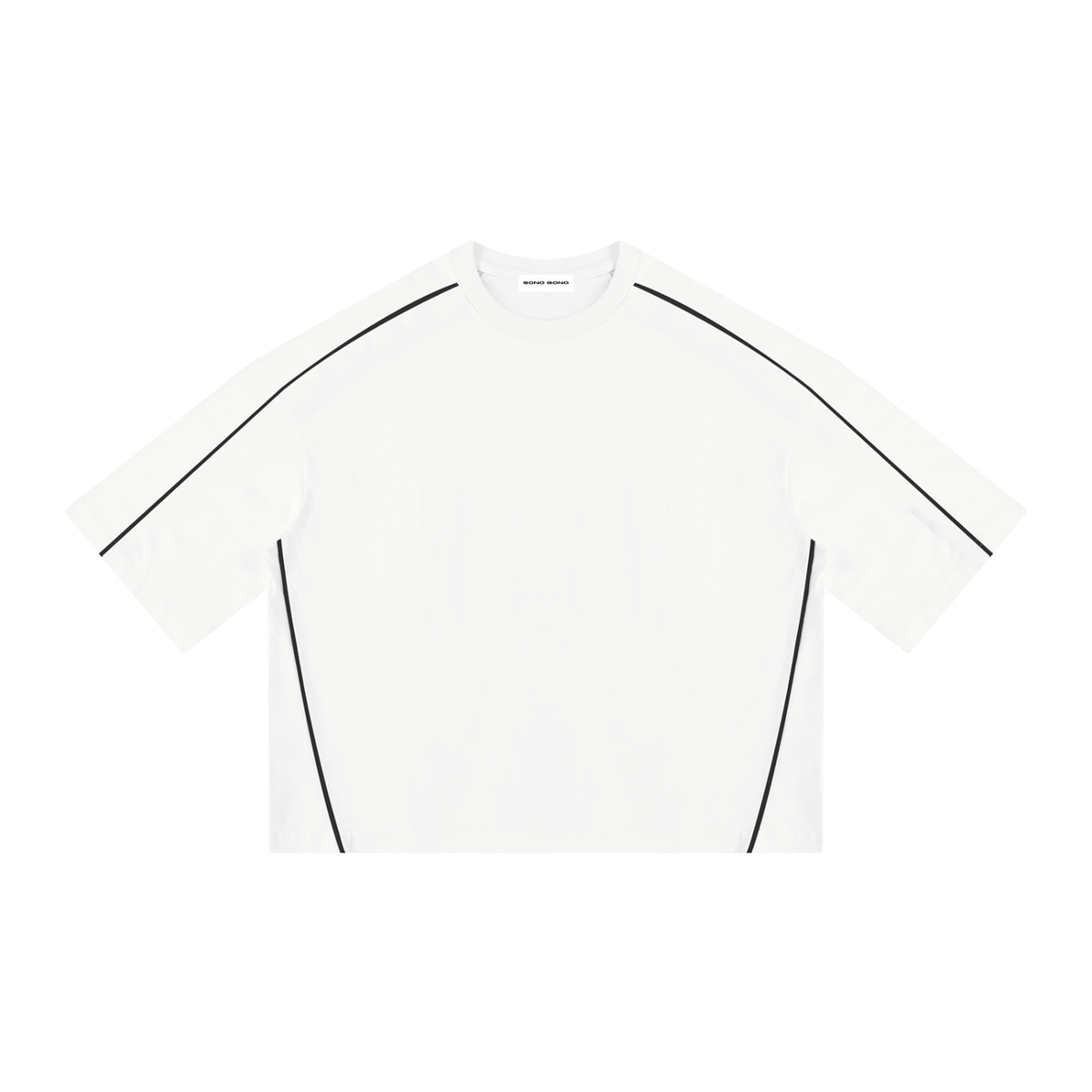 Heavyweight Boxy Piping T-Shirt