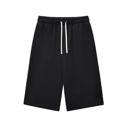 Relaxed Drawstring Three-quarter Sweatpants