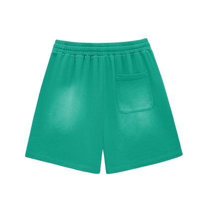Sun Fade Raw Edge Shorts