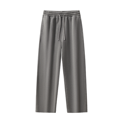 Frayed Washed Fleece Sweatpants