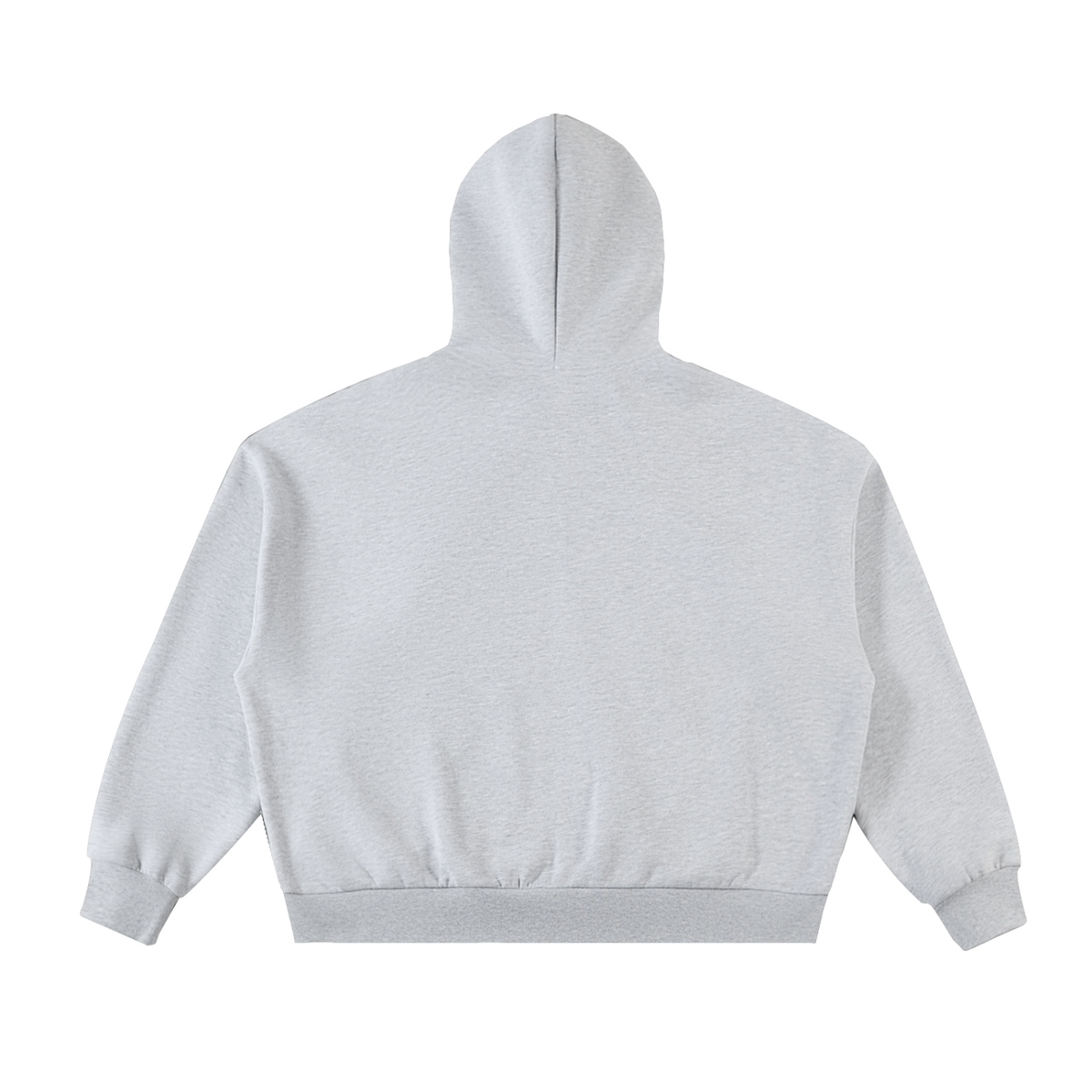 Fleeced Full-Zip Boxy Jacket
