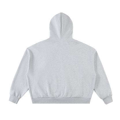 Fleeced Full-Zip Boxy Jacket