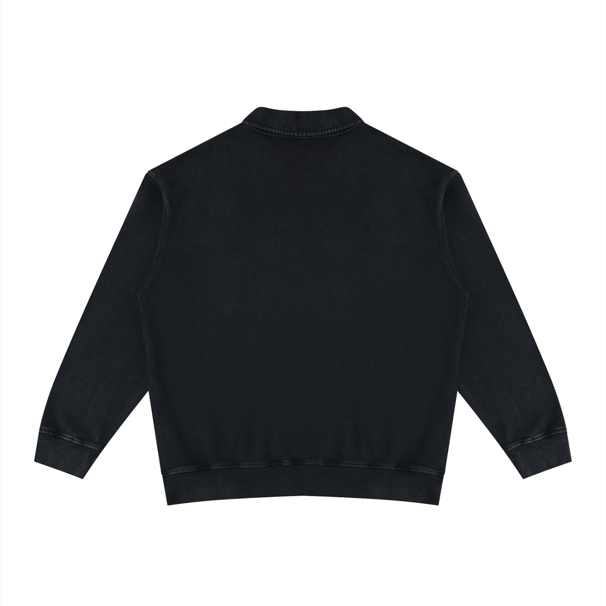 Vintage Wash Collared Sweatshirt