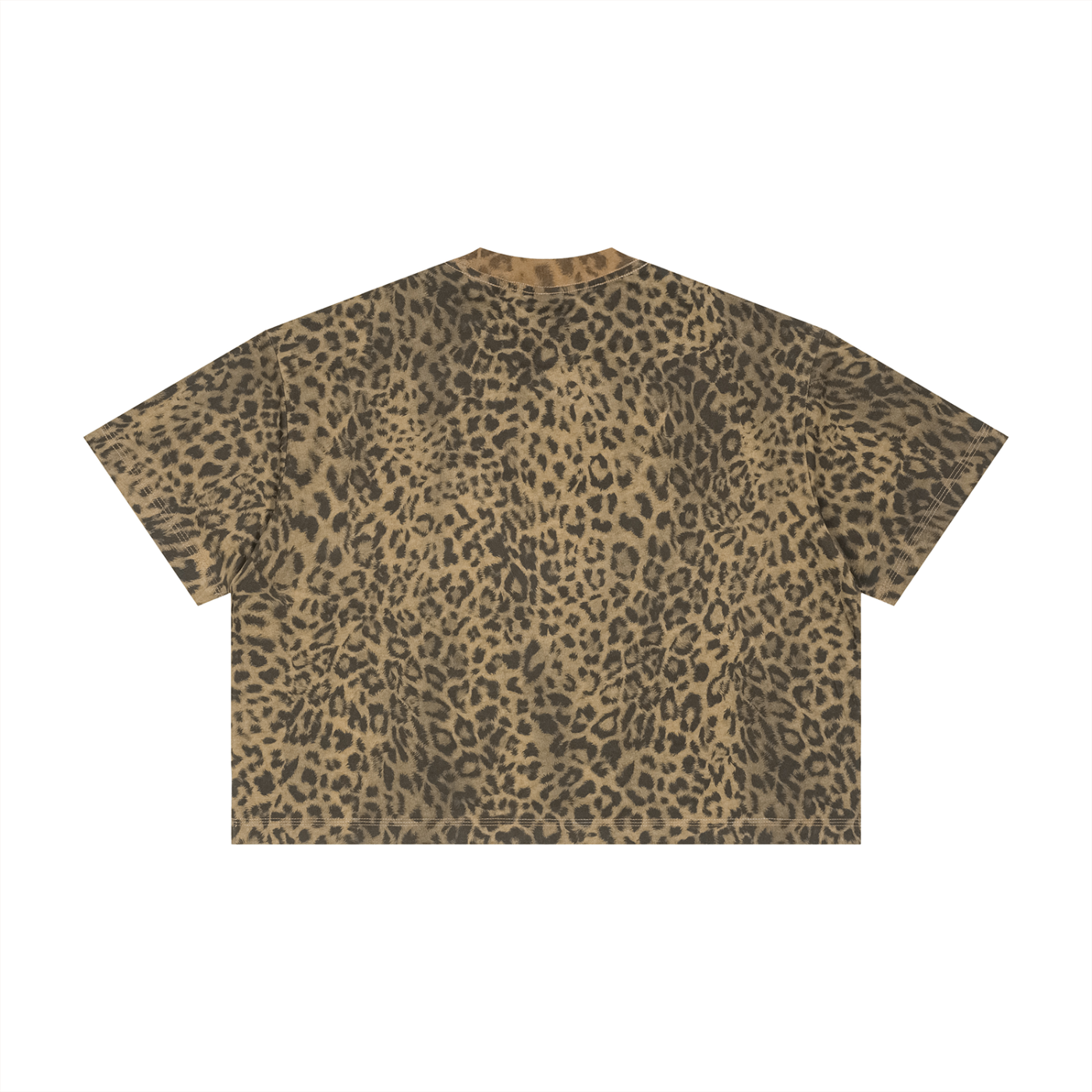 Leopard Print Boxy T-Shirt