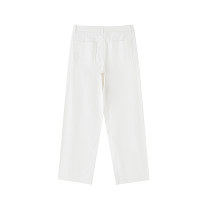 Men's Heavyweight Cotton Straight-Leg Pants