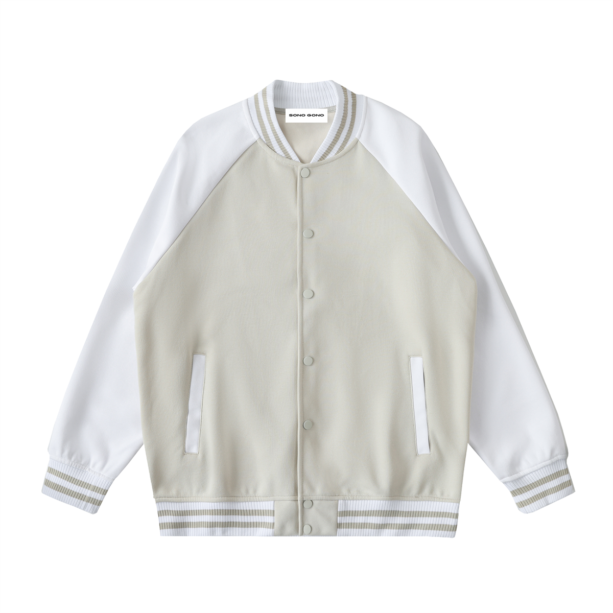 Raglan Sleeve Varsity Jacket