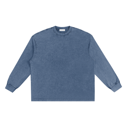 Snow Washed Frayed Edge Shirt