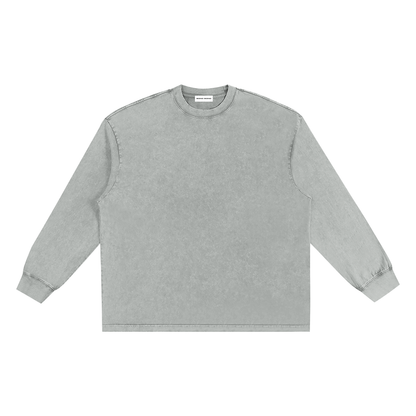 Snow Washed Frayed Edge Shirt