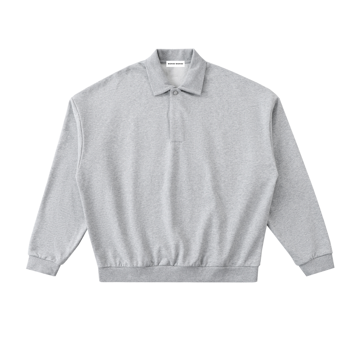 Men's Heavyweight Fleece Polo Sweatshirt