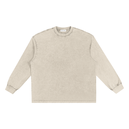Snow Washed Frayed Edge Shirt