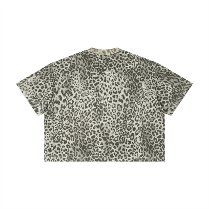 Leopard Print Boxy T-Shirt