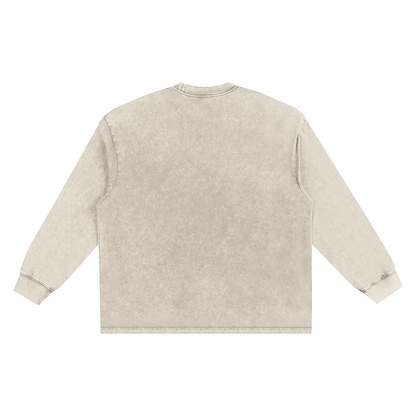 Snow Washed Frayed Edge Shirt