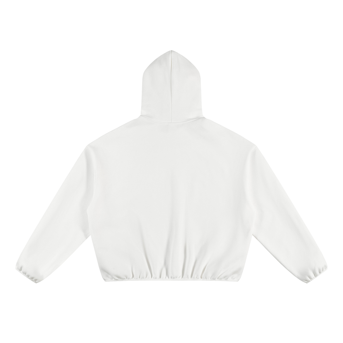 Boxy Piping Fleece Hoodie