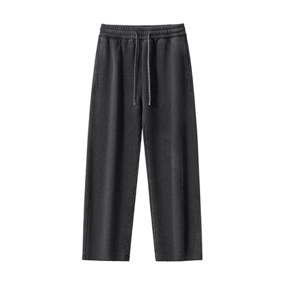 Frayed Washed Fleece Sweatpants