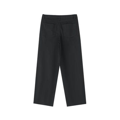 Men's Heavyweight Cotton Straight-Leg Pants