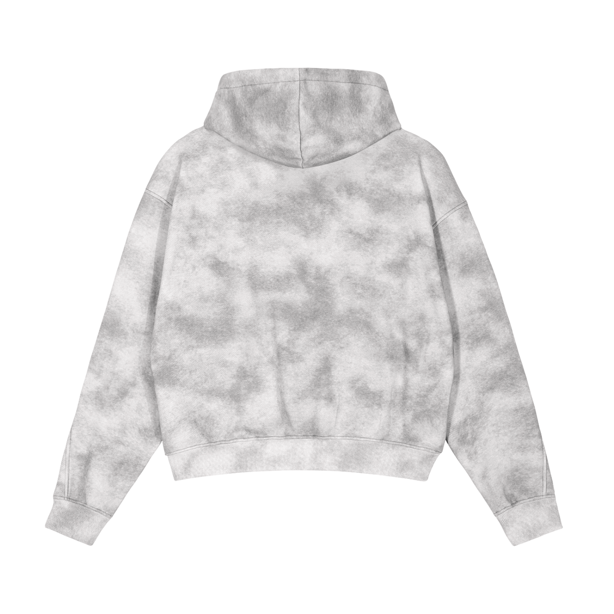 Dirty Washed Zip-Up Fleece Jacket