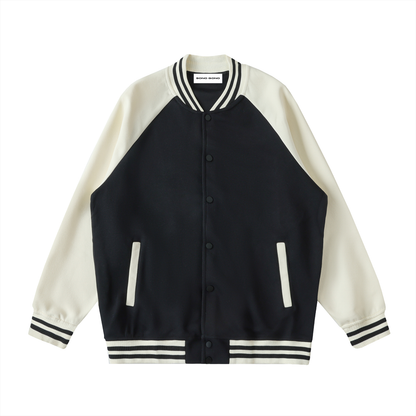 Raglan Sleeve Varsity Jacket